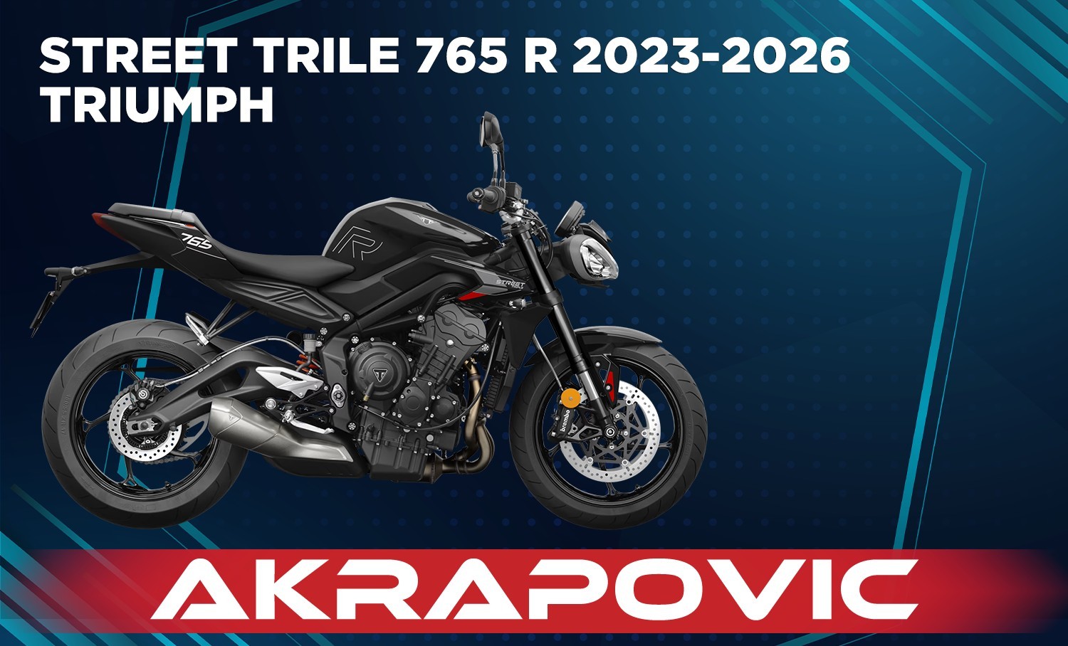 STREETTRIPLE 765 R 23 US AKR FR