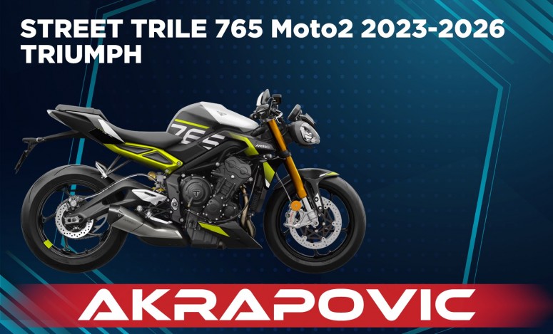 STREETTRIPLE 765 MOTO2 23 EU AKR FR